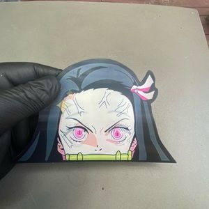 Demon Slayer Nezuko Kamado 3D Lenticular Motion Car Sticker Decal Peeker